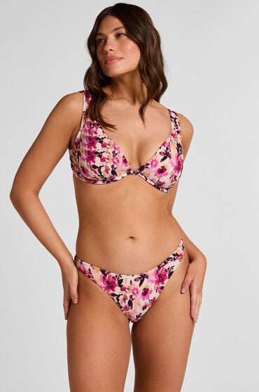 Hunkemöller Lagos Highleg Bikinibund Beige