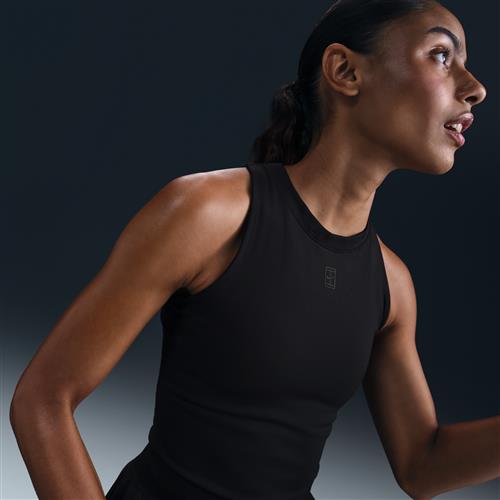 NikeCourt Advantage-Dri-FIT-tennistanktop til kvinder - sort