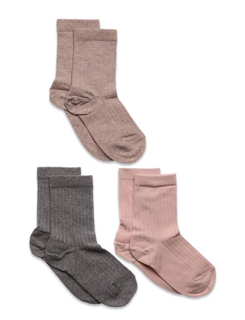mp Denmark | Cotton Rib Socks -  3-Pack | 25/28