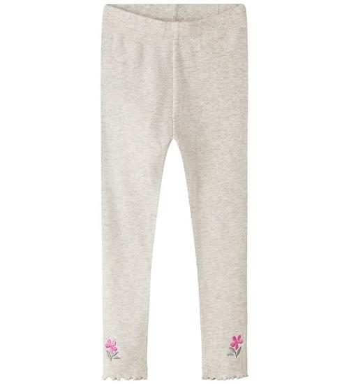 Name It Leggings - Rib - NmfDari - Peyote Melange