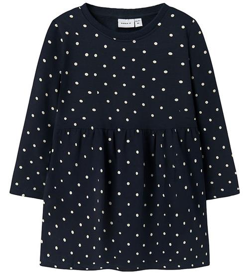 Name it Kjole - NmfDavina - Dark Sapphire/w. Bright white