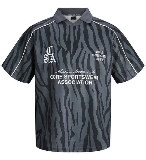 Jacsk & Jones T-shirt - JcoDust - Black/zebra