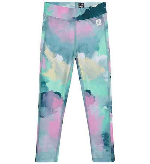 Color Kids Leggings - Sport Tights - AOP - Begonia Pink