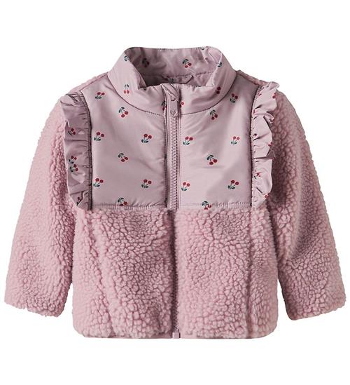 Name It Fleecejakke - Teddy - NbfMinna - Keepsake Lilac
