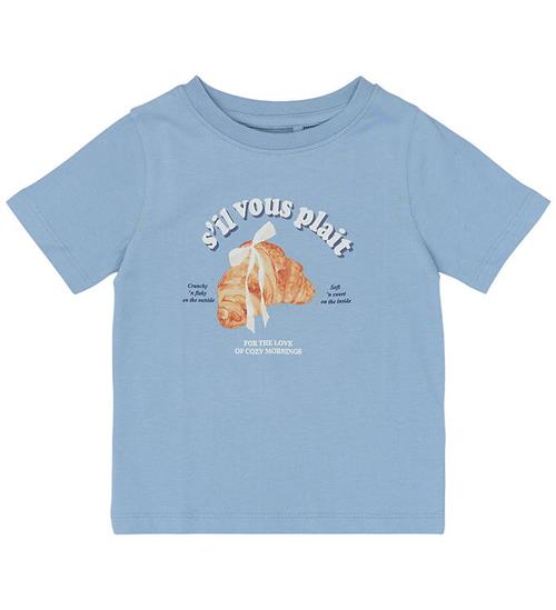 The New Siblings T-shirt - TnstSol - Forever Blue m. Croissant