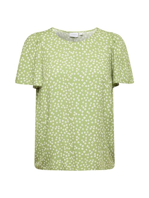 VILA Shirts 'VICATIE'  grøn / sort / hvid