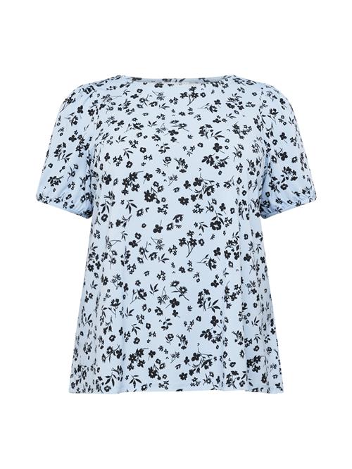 VILA Shirts 'VIGLENDA'  lyseblå / sort