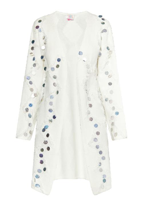 IZIA Cardigan  sølv / hvid