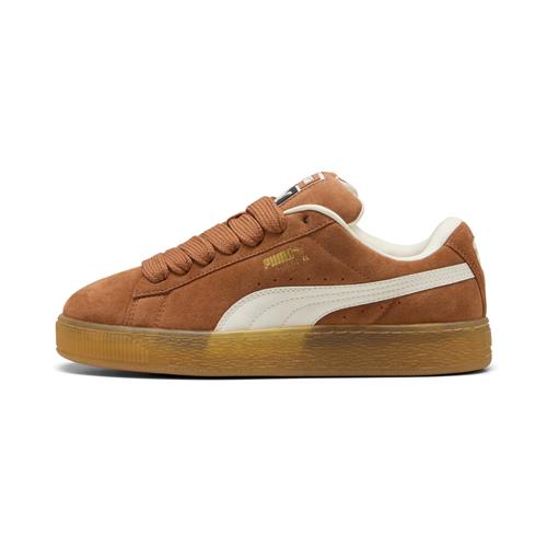 PUMA Sneaker low 'Suede XL'  umbra / guld / offwhite