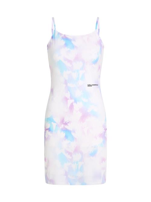 KARL LAGERFELD JEANS Kjole  lyseblå / bær / sort / hvid