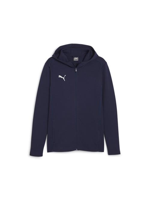 PUMA Sportssweatjakke 'TeamFinal'  navy / hvid
