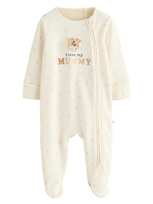 Next Nattøj 'I Love My Mummy'  camel / ecru / antracit