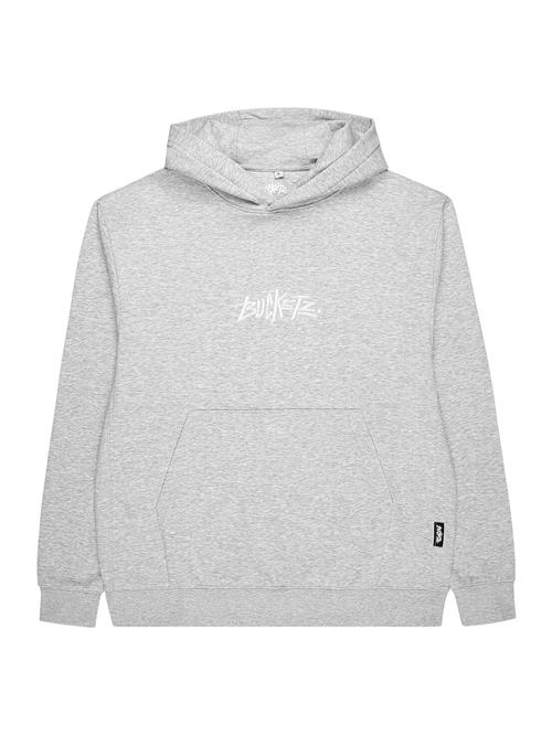 Bucketz Sweatshirt  grå-meleret / hvid