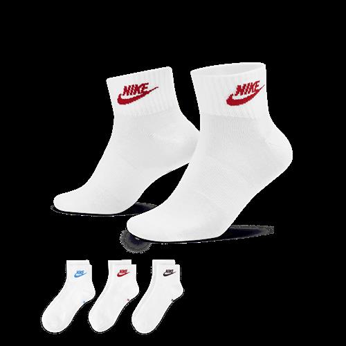 Nike Everyday Essential-ankelstrømper (3 par) - multifarvet