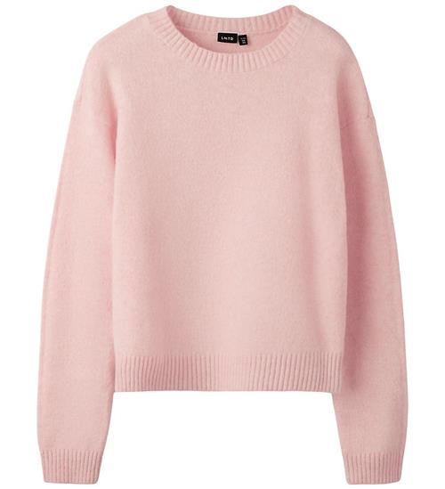 LMTD Bluse - Strik - Short - NlfBynt - Pink-A-Boo