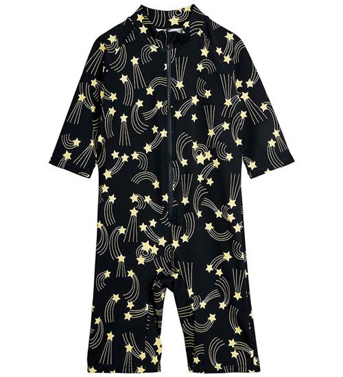 Mini Rodini Badeheldragt - UV40+ - Starfall - Sort