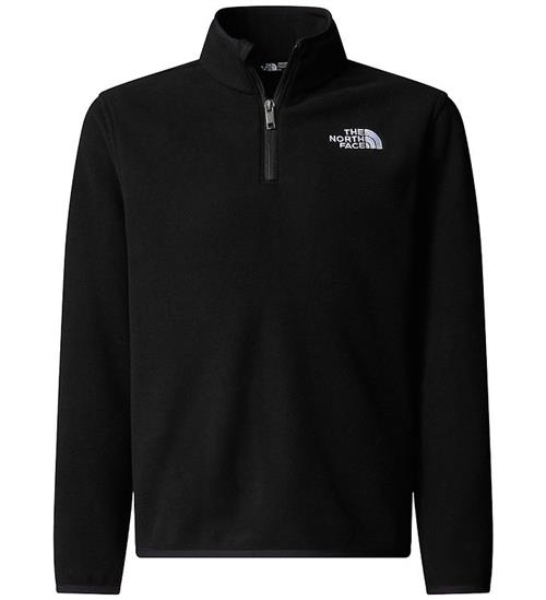 The North Face Fleecetrøje - Glacier - 1/4 Zip - Sort