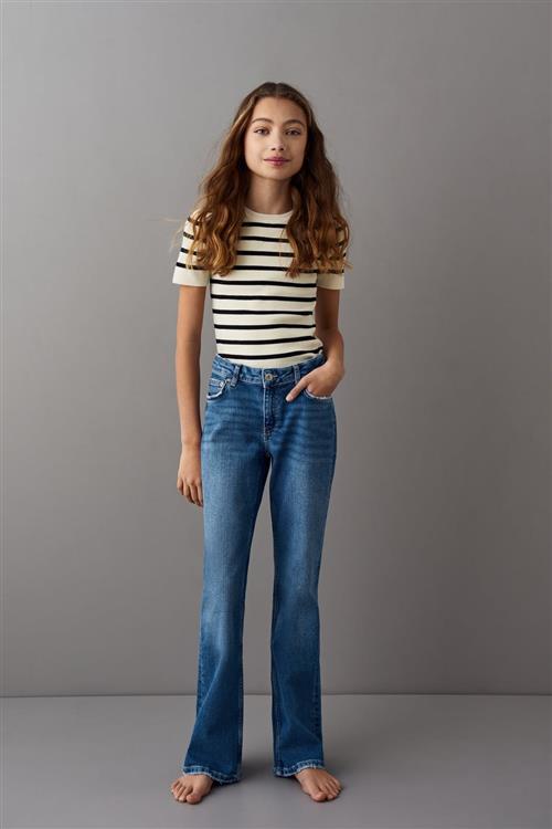 Gina Tricot - Bootcut jeans - Bootcut jeans til piger 9–14 år - Blå - 164 - Pige