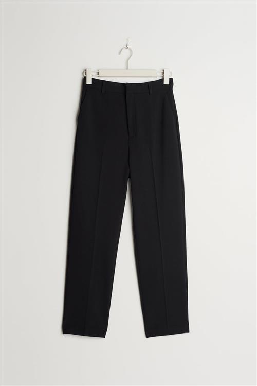 Gina Tricot - straight petite trousers - Lige bukser - Sort - 38 - Dame