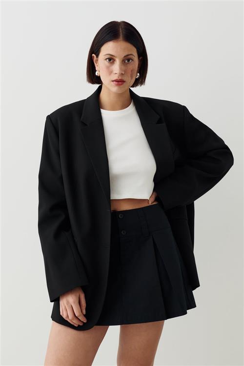 Gina Tricot - Metsi skirt - korte nederdele - Sort - XL - Dame