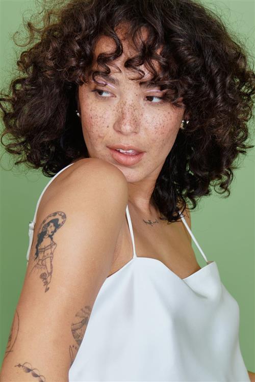 Gina Tricot - Satin singlet - Toppe uden ærmer - Hvid - XL - Dame