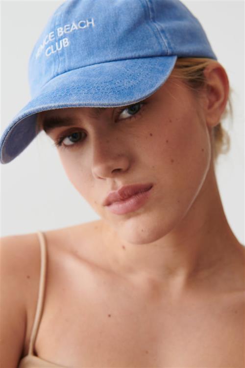 Gina Tricot - cap - kasketter - Blå - ONESIZE - Dame