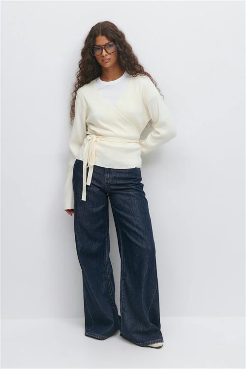 Gina Tricot - Palazzo jeans - Highwaist jeans - Blå - 36 - Dame