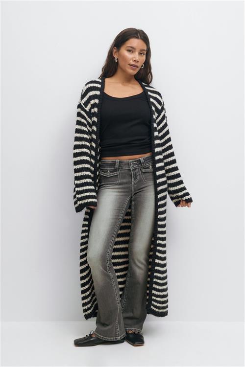 Gina Tricot - Front pocket bootcut jeans - Flare & bootcut jeans - Grå - 38 - Dame