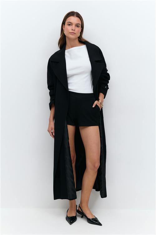 Gina Tricot - Tailored mini shorts - Shorts - Sort - S - Dame