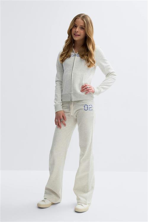 Gina Tricot - Y low flare sweatpants - underdele - Grå - 146/152 - Pige