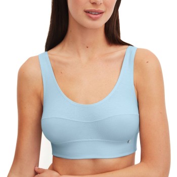 Calida BH Elastic Top Isblå bomuld X-Small Dame