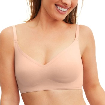 Calida BH Natural Skin Seamless Soft Bra Beige Large Dame