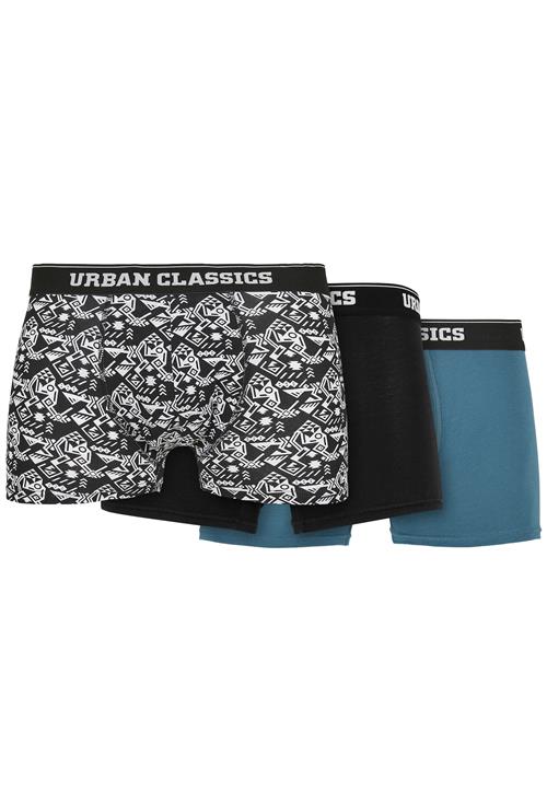 Urban Classics Boksershorts  himmelblå / sort / hvid