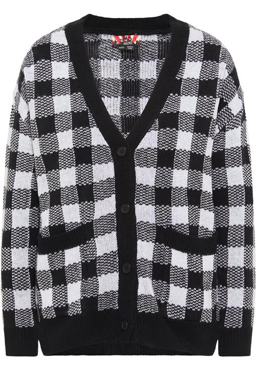 myMo ROCKS Cardigan  grå / sort / hvid