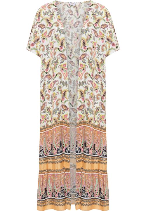 usha FESTIVAL Kimono  beige / creme / blå / gul / grøn / lyserød