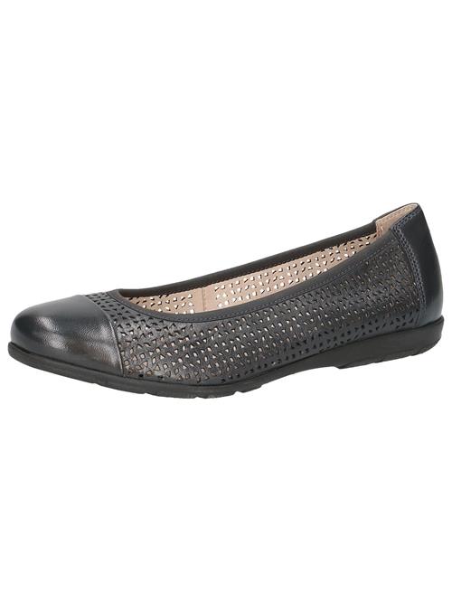 CAPRICE Ballerinasko  natblå