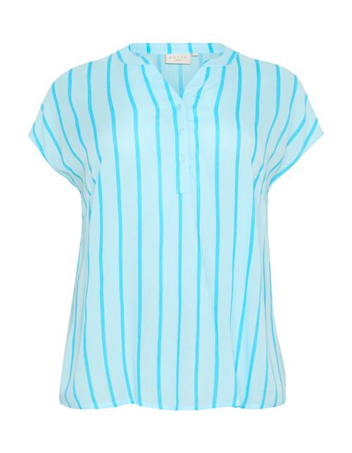 KAFFE CURVE Bluse 'Sida'  azur / lyseblå