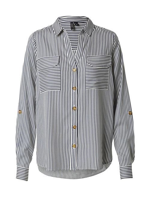 VERO MODA Tunika 'VMBumpy'  sort / hvid