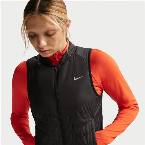 Nike Tempo Repel-varm løbevest til kvinder - sort