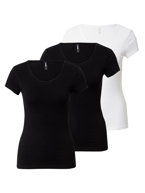 ONLY Shirts  sort / hvid