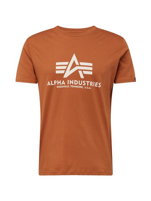 ALPHA INDUSTRIES Bluser & t-shirts  karamel / hvid