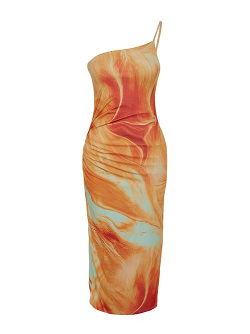 Se Trendyol Coctailkjole  jade / orange / hummer hos About You