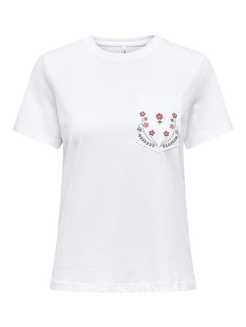 ONLY Shirts 'ONLPolly'  pastelgrøn / mørkegrøn / mørkerød / hvid