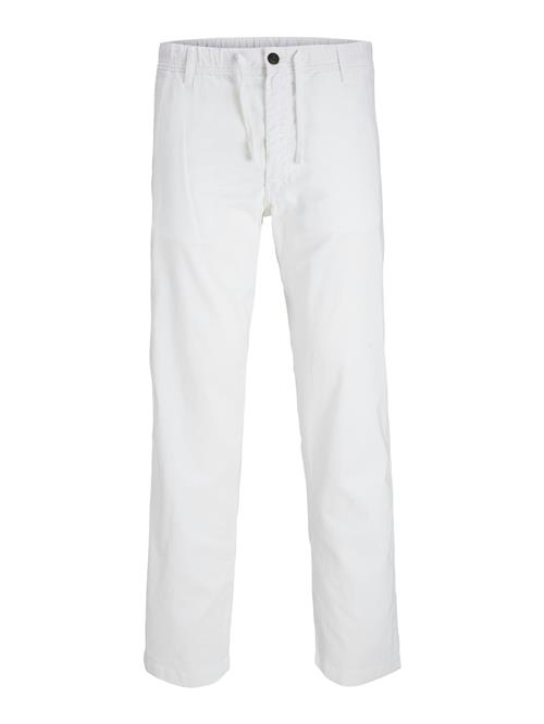 JACK & JONES Lærredsbukser 'JPSTKane'  hvid