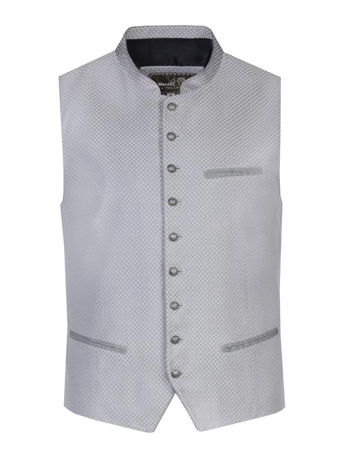 MARJO Bayerisk vest 'Paul'  lysegrå / mørkegrå