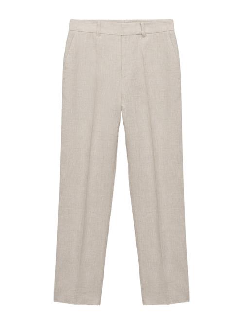 MANGO Bukser med fals 'Boreli'  greige