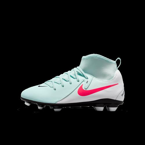 Nike Jr. Phantom Luna 2 Club MG High-Top-fodboldstøvler til mindre/større børn - grøn