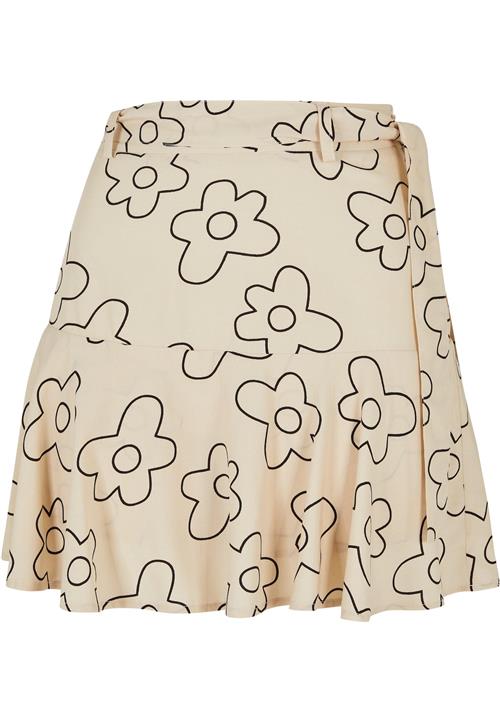 Urban Classics Nederdel  lysebeige / sort