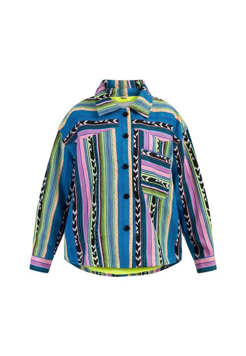 MYMO Overgangsjakke  lemon / petroleum / eosin / sort