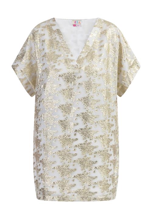 IZIA Tunika 'Gaya'  guld / uldhvid